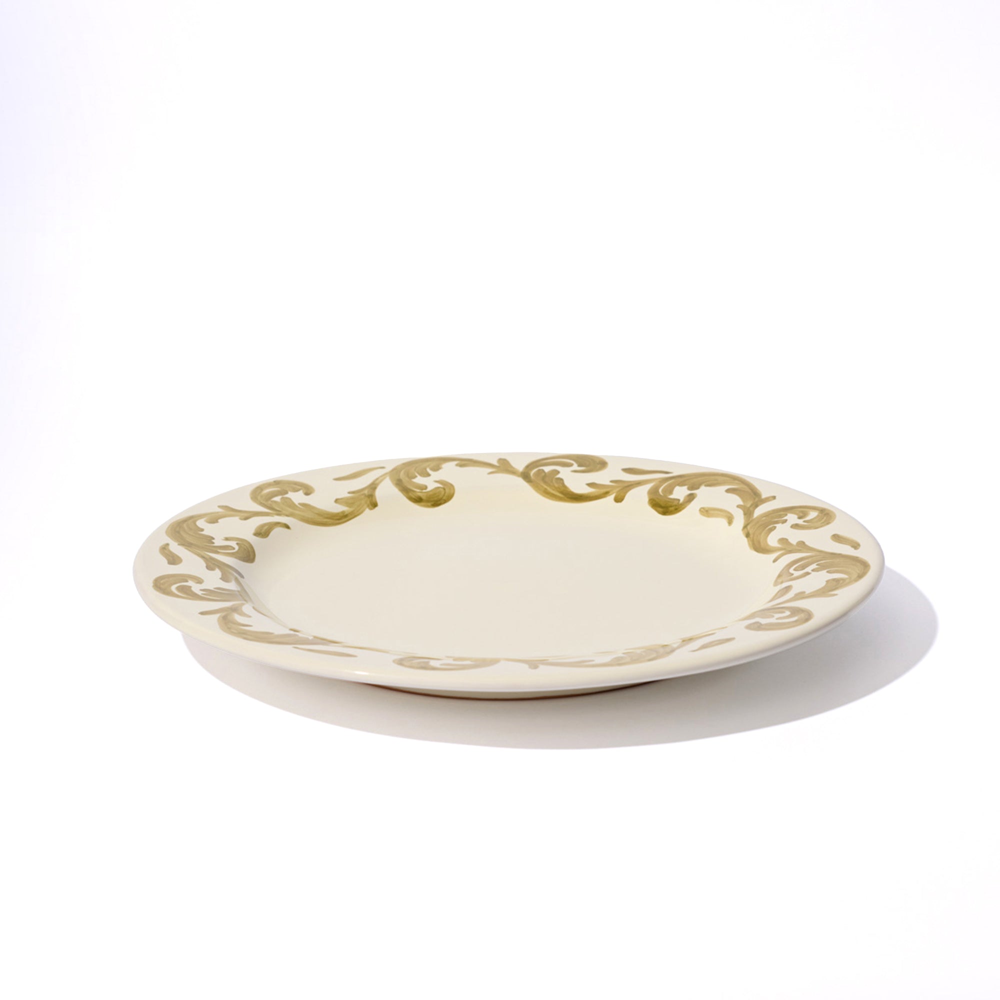 Deruta Serving Plate 32cm in Olive