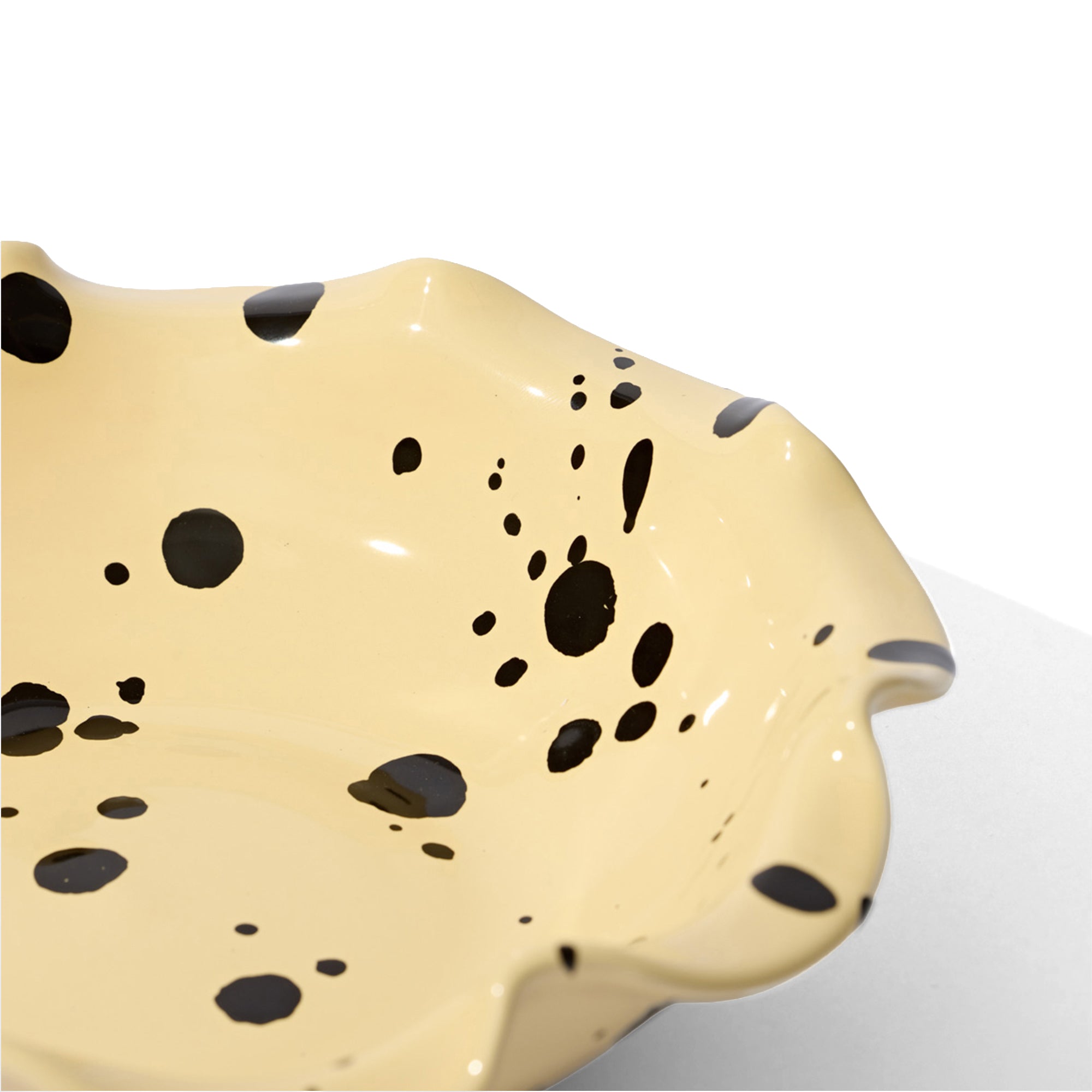 Curvy Bowl 25cm with Perfectly Imperfect Polka Dots
