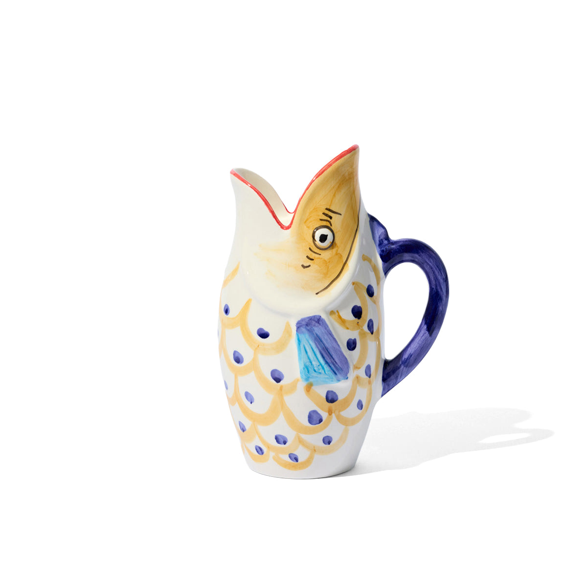 Fish Pitcher in Blue
