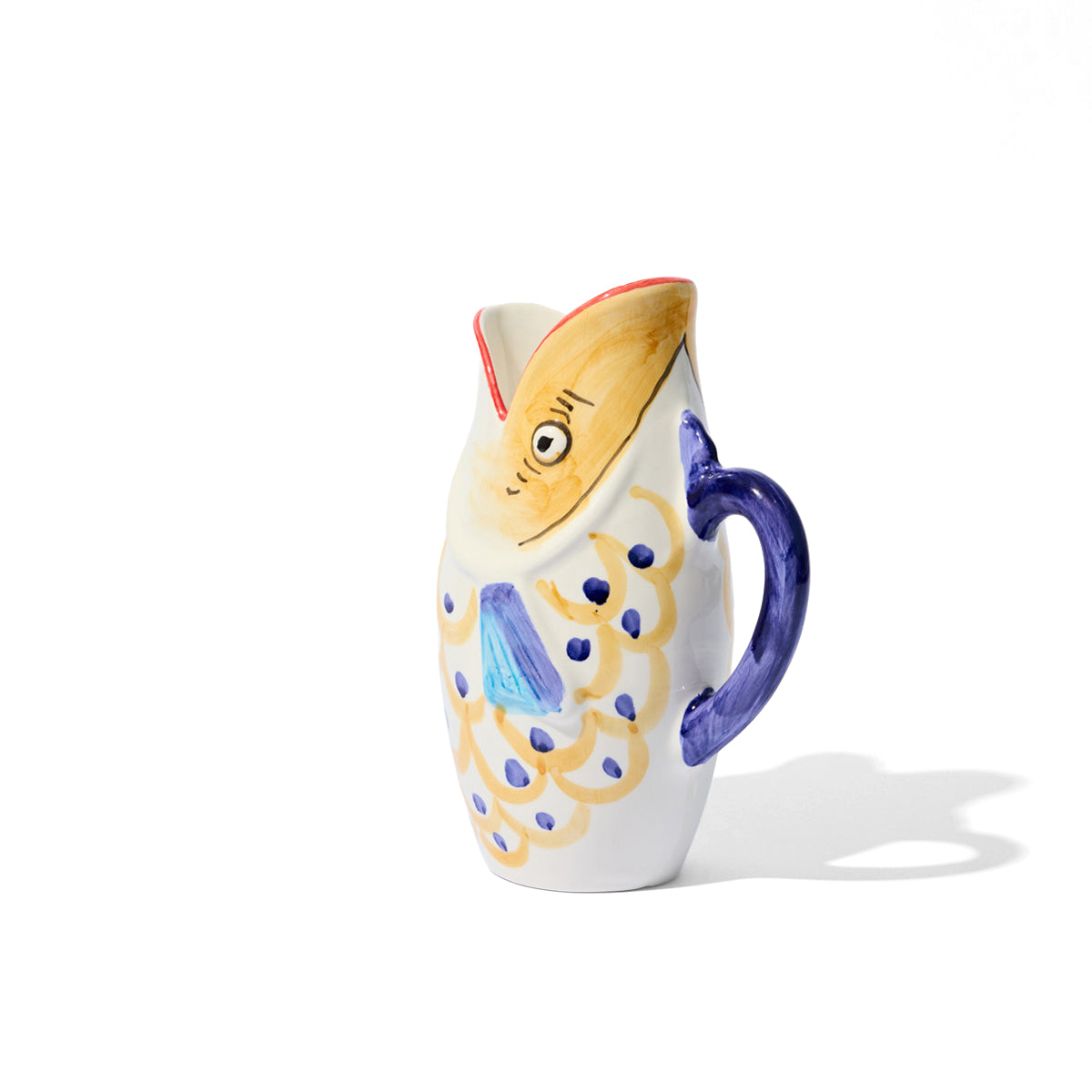 Fish Pitcher in Blue