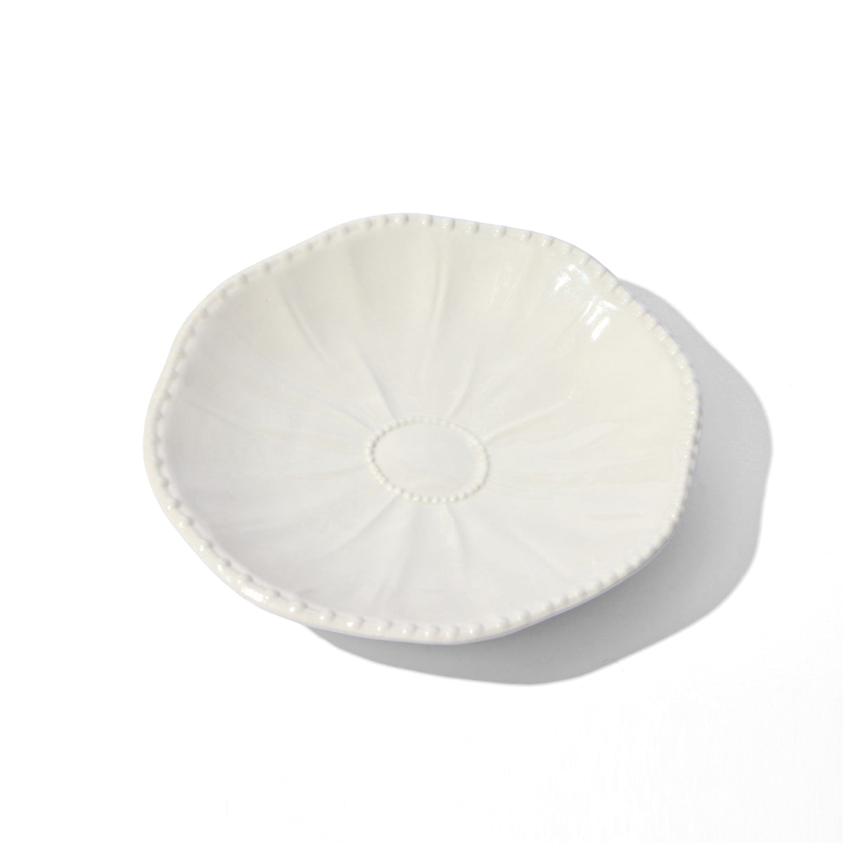 The Little Poppy Plate in Ivory