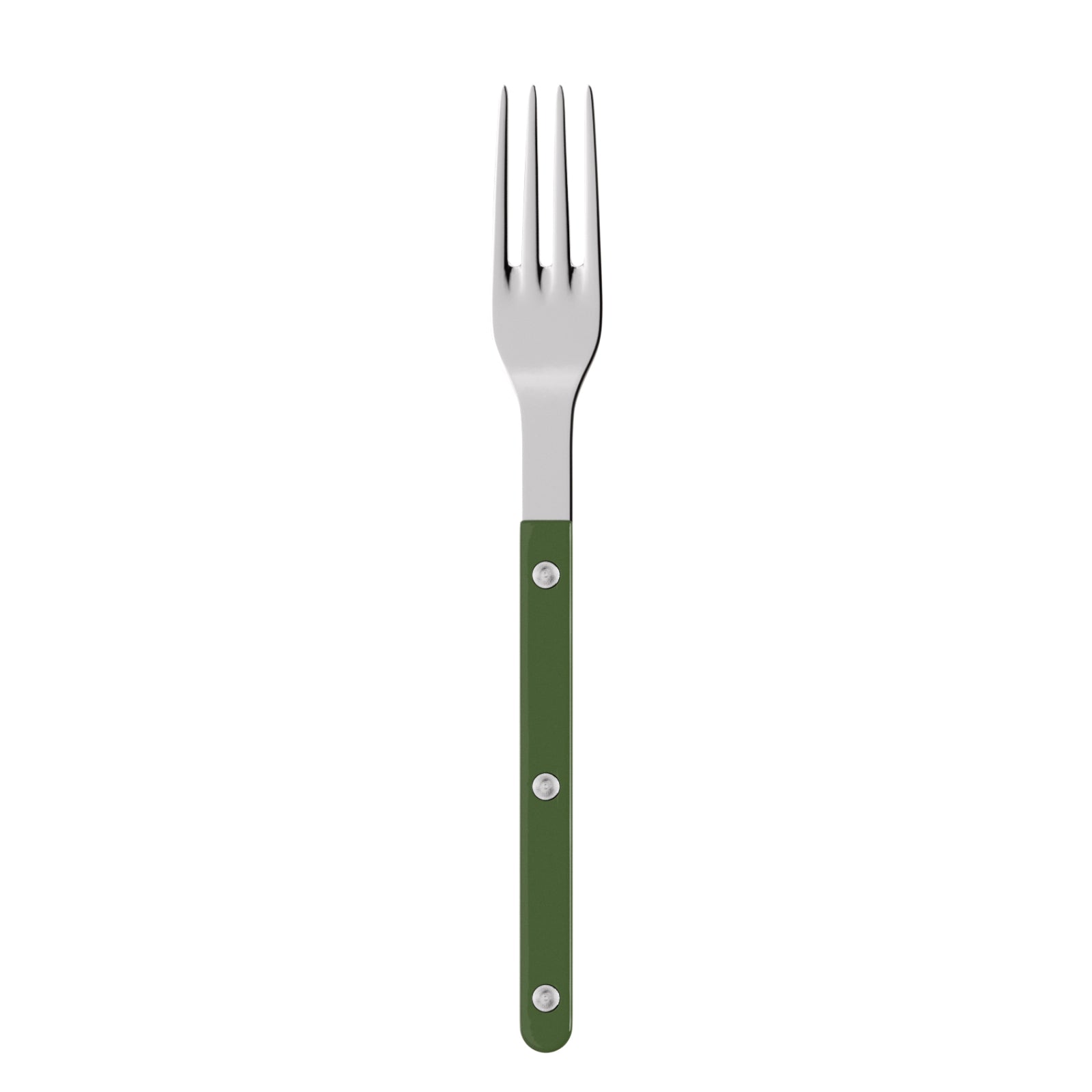 Bistrot Solid 4 Piece Cutlery Set in Green Fern
