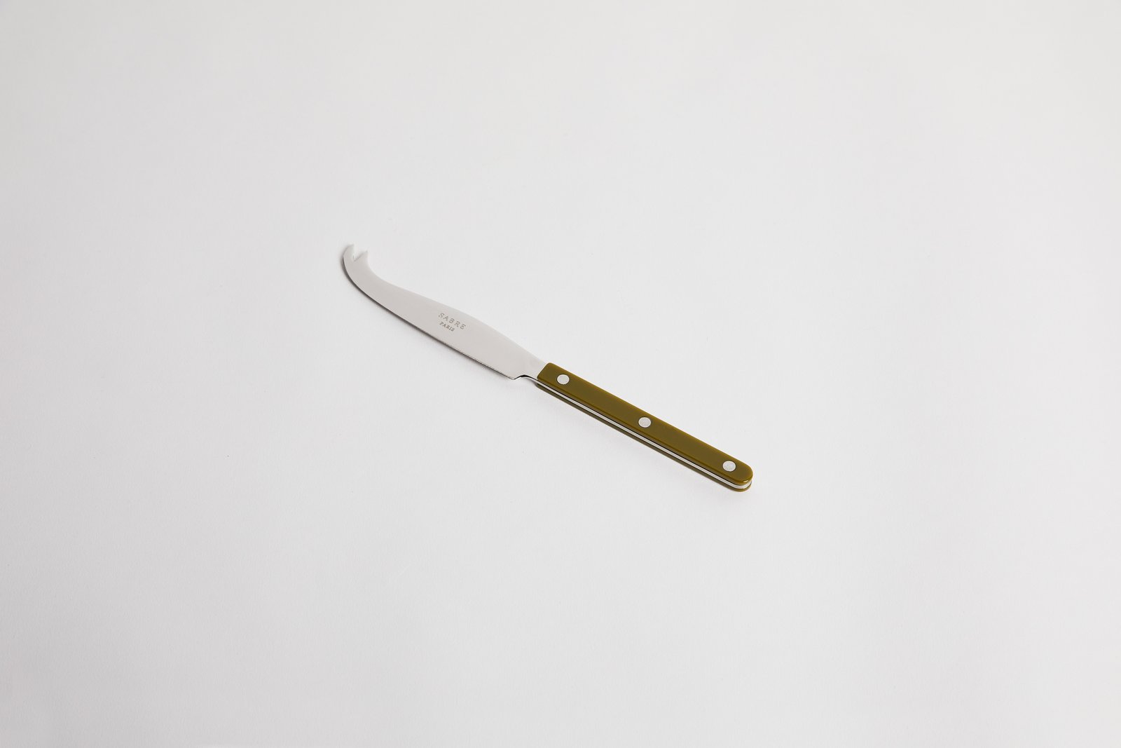 Bistrot Solid Cheese Knife Large in Green Fern