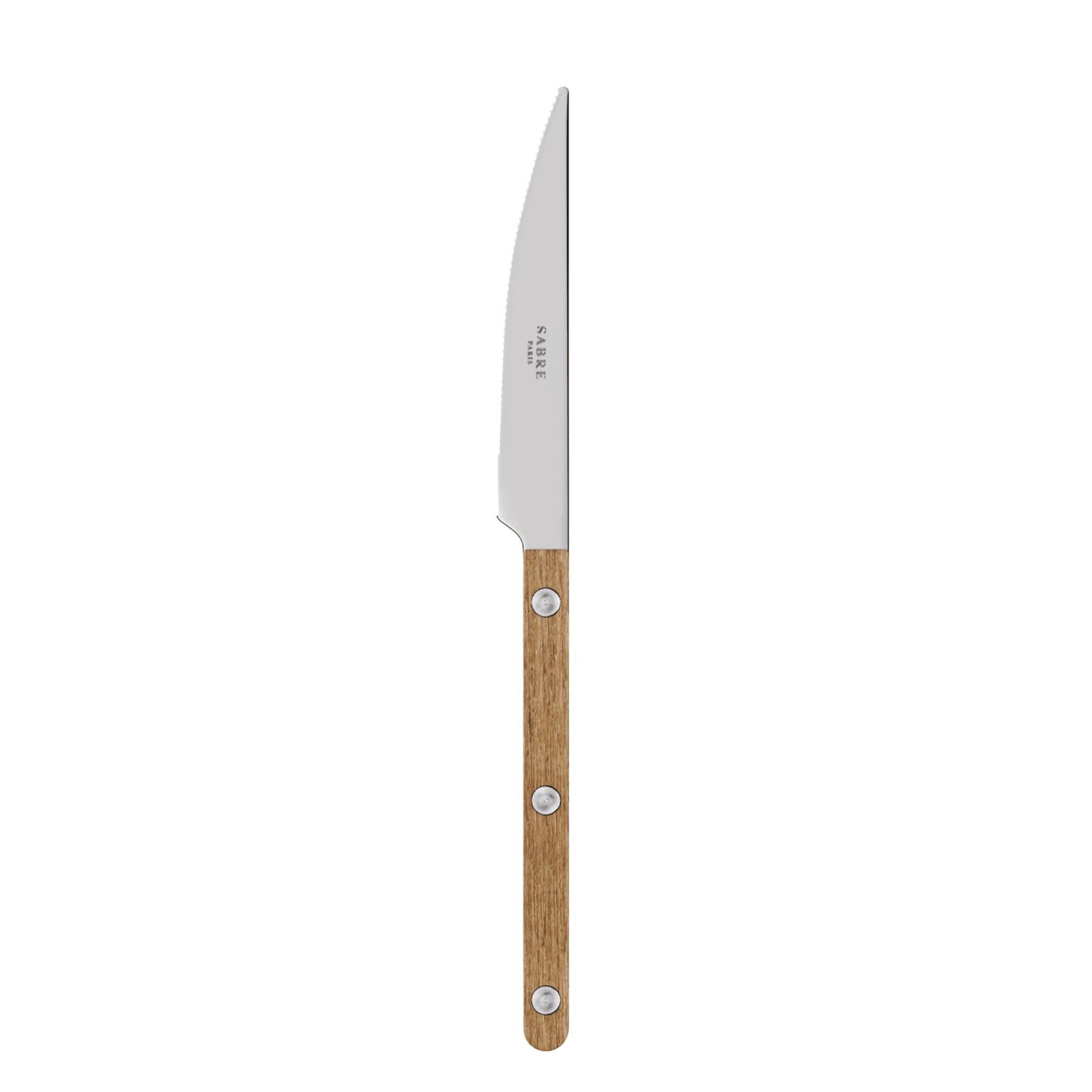 Bistrot Solid Dessert Knife in Teak