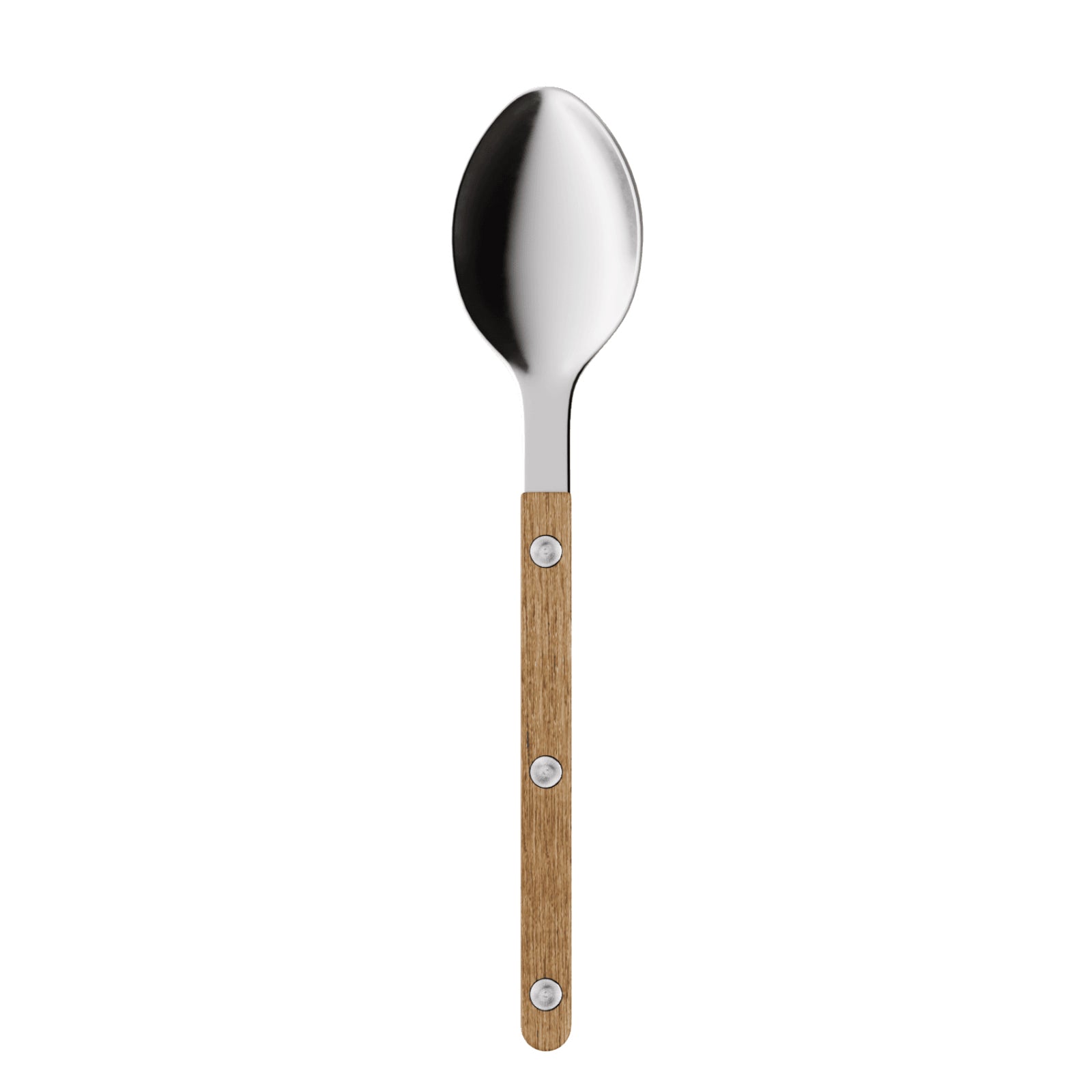 Bistrot Solid Dessert Spoon in Teak