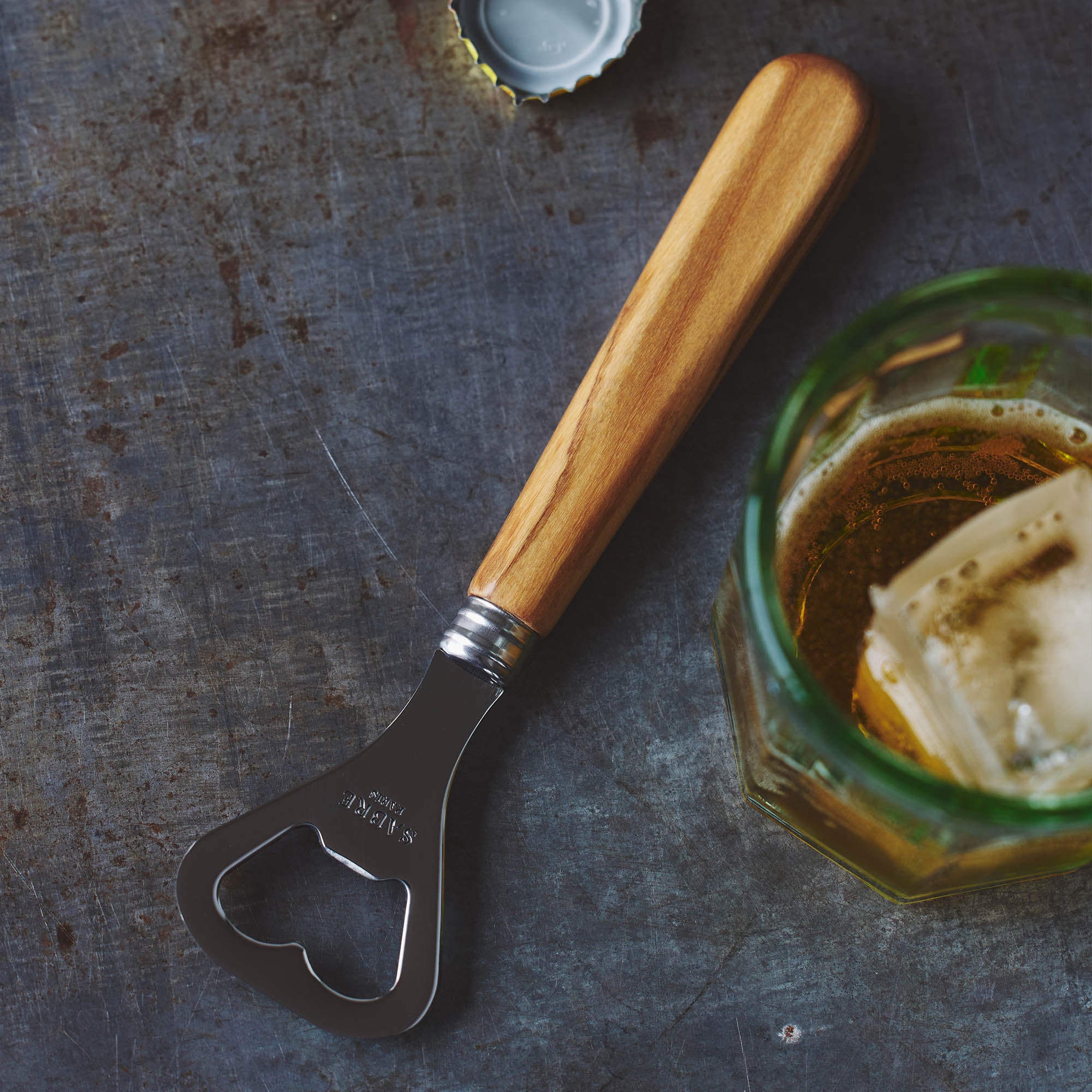 Lavandou Bottle Opener in Olive Tree Wood