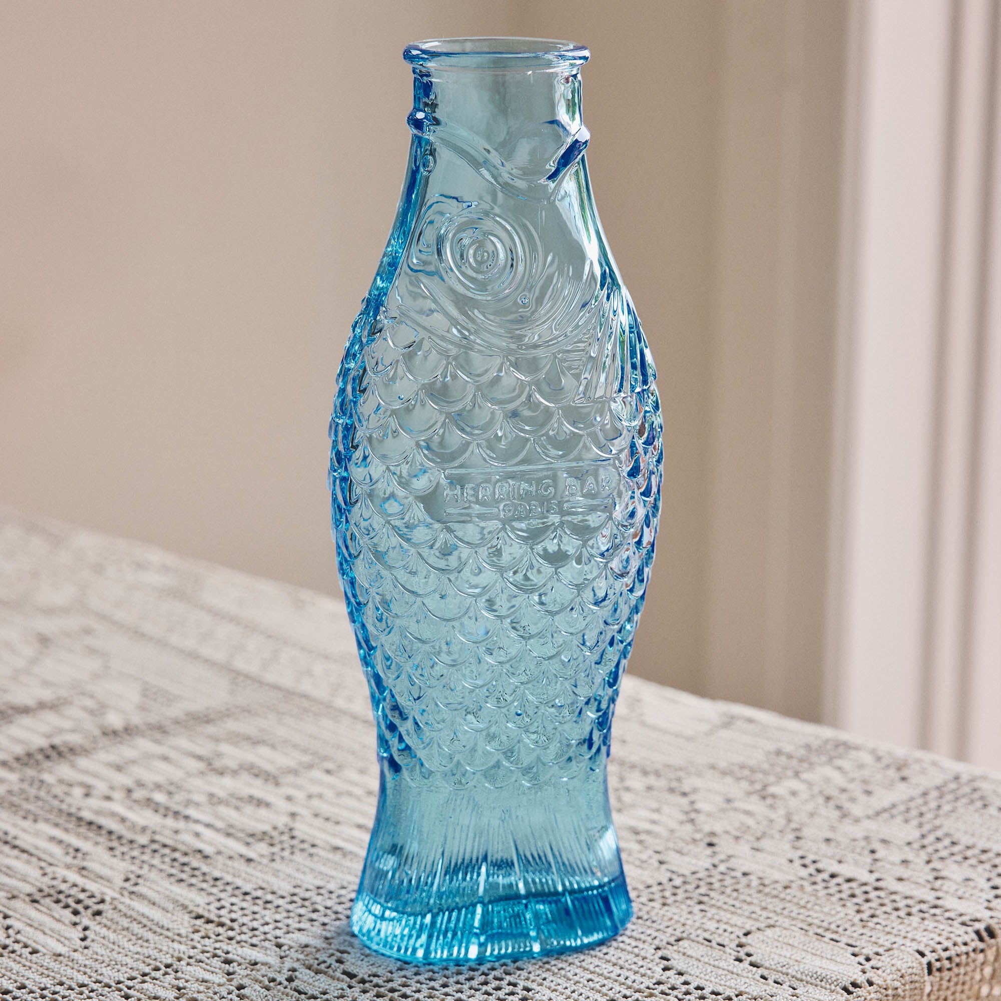 Fish & Fish Carafe in Blue