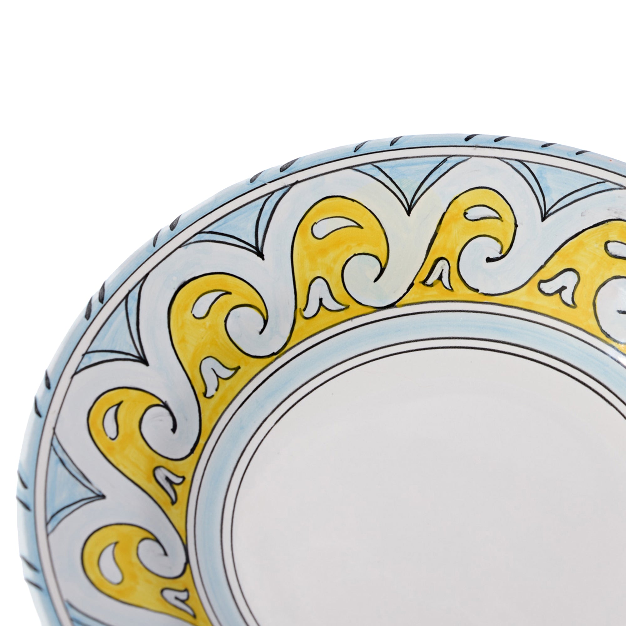 Deruta Serving Bowl 25cm in Sunflower Surf