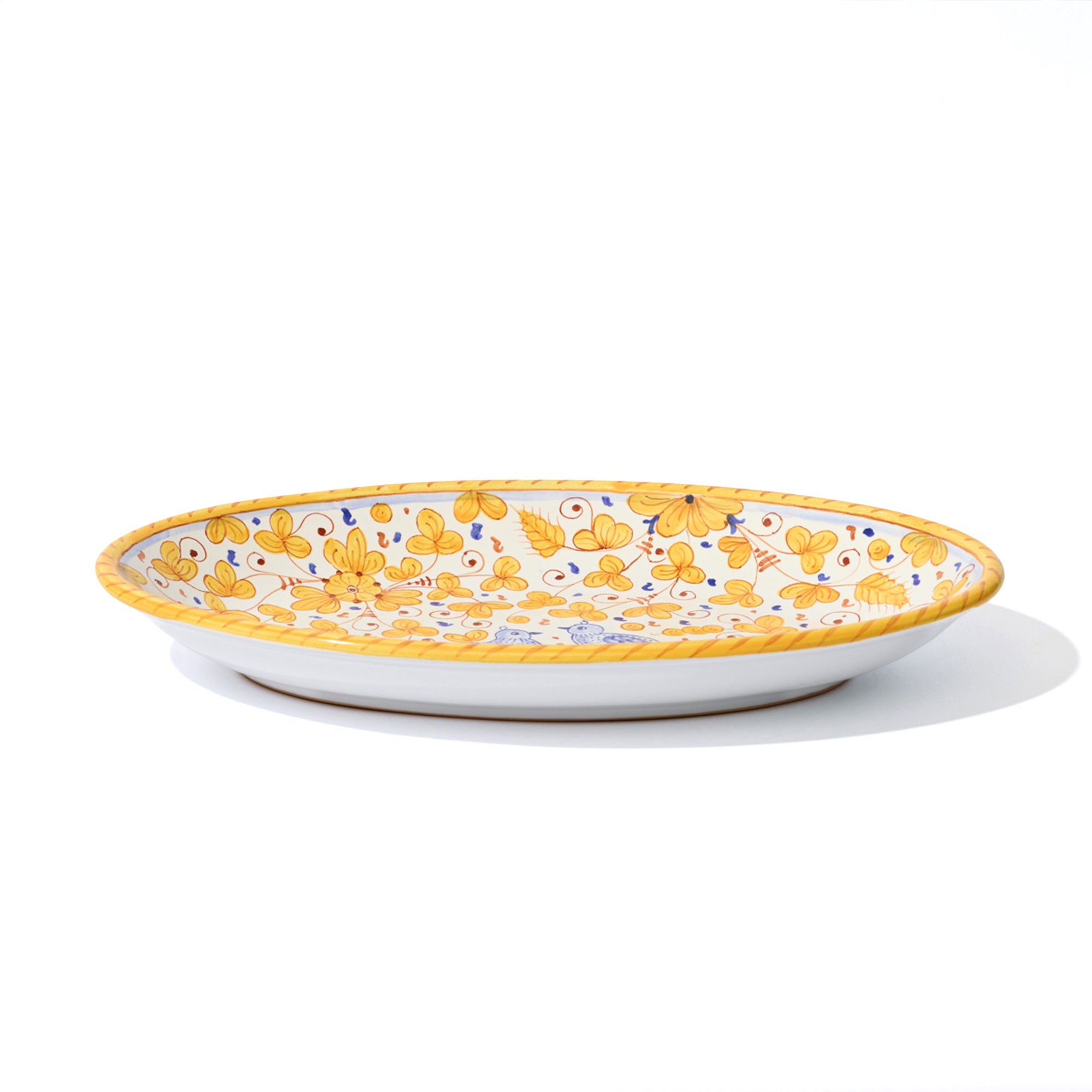 Deruta Deep Serving Platter 36 x 22.5cm in Saffron