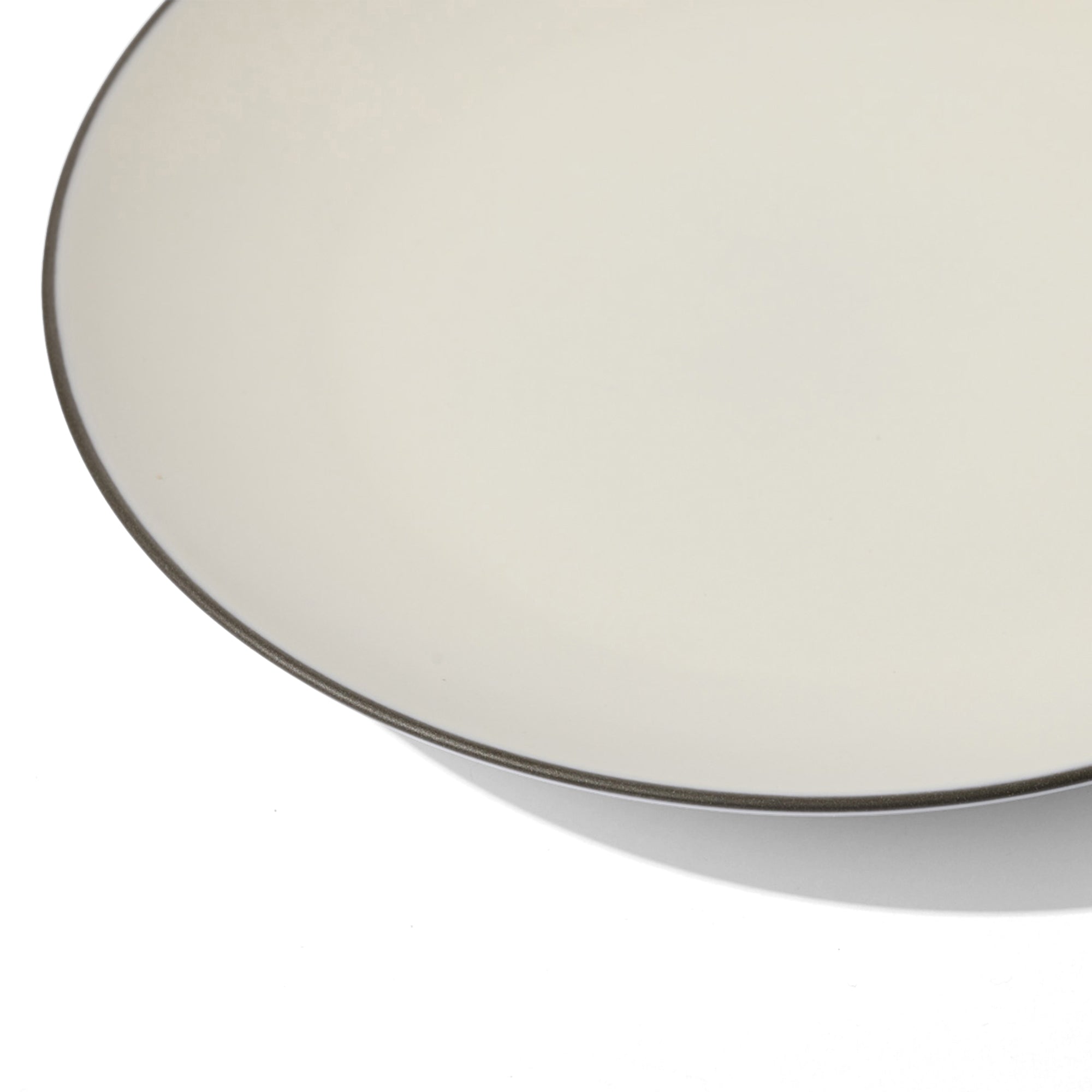 Stacked Organic Dinner Plate in Salt