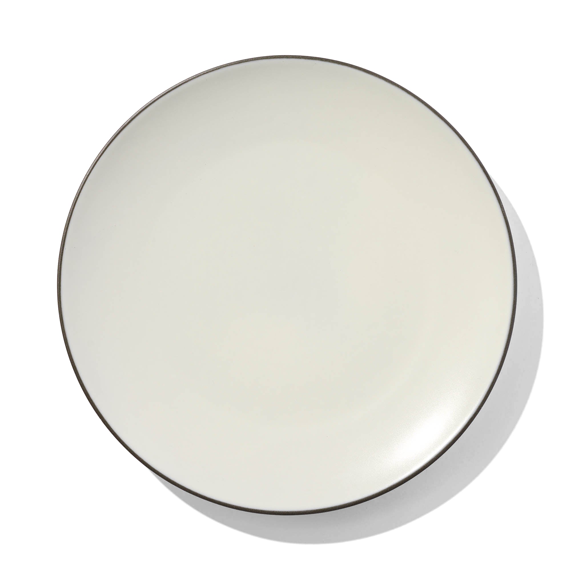 Stacked Organic Dinner Plate in Salt