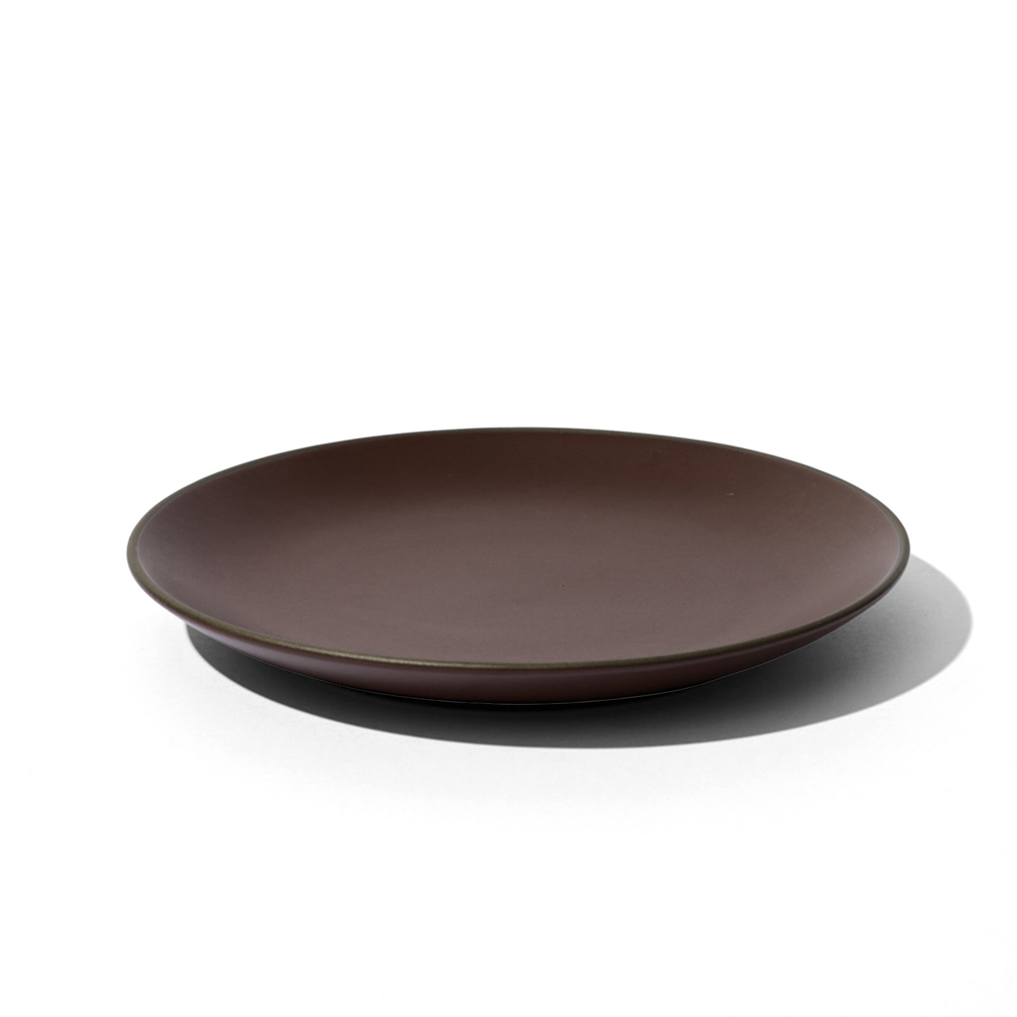 Stacked Organic Dinner Plate in Port