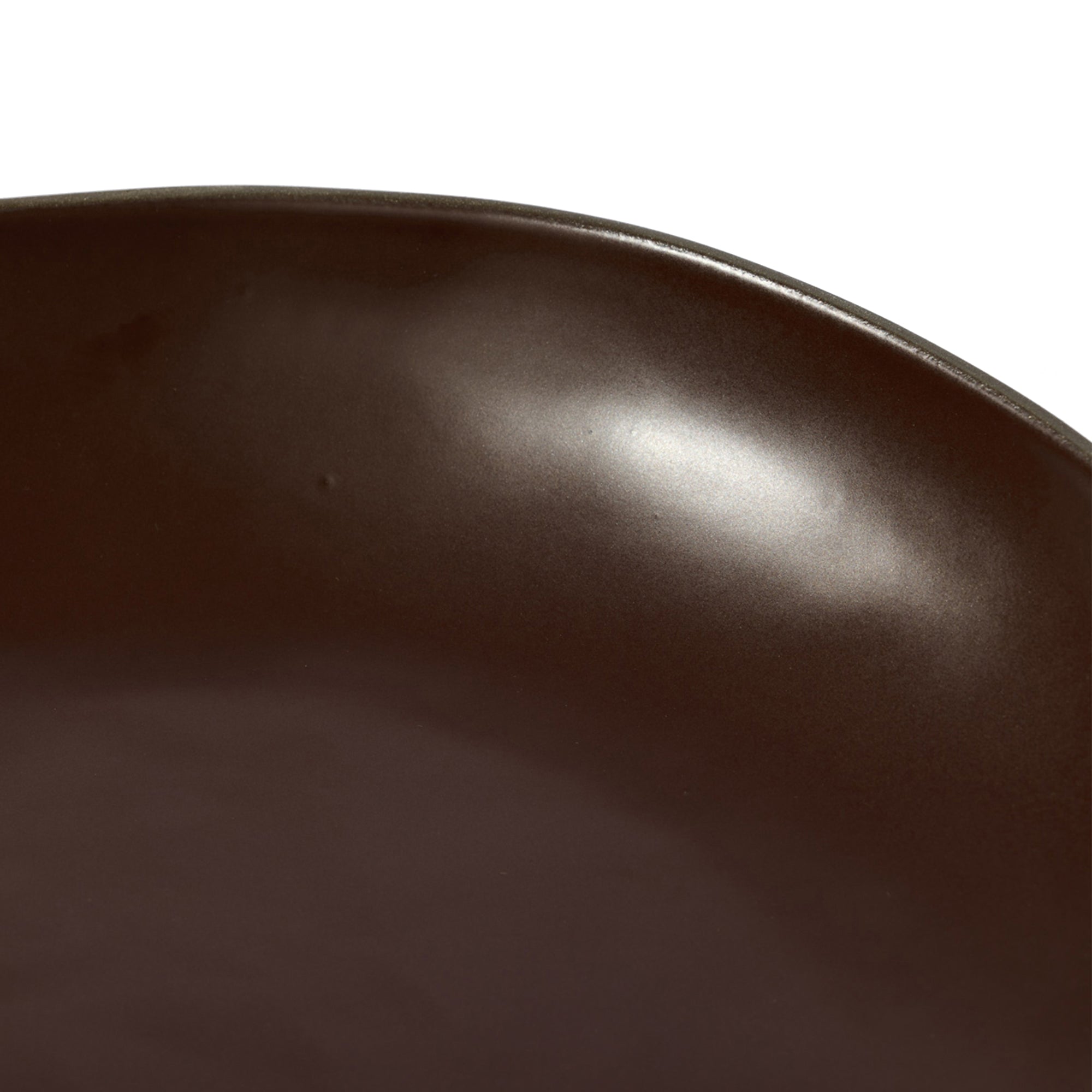 Stacked Organic Serving Bowl in Port