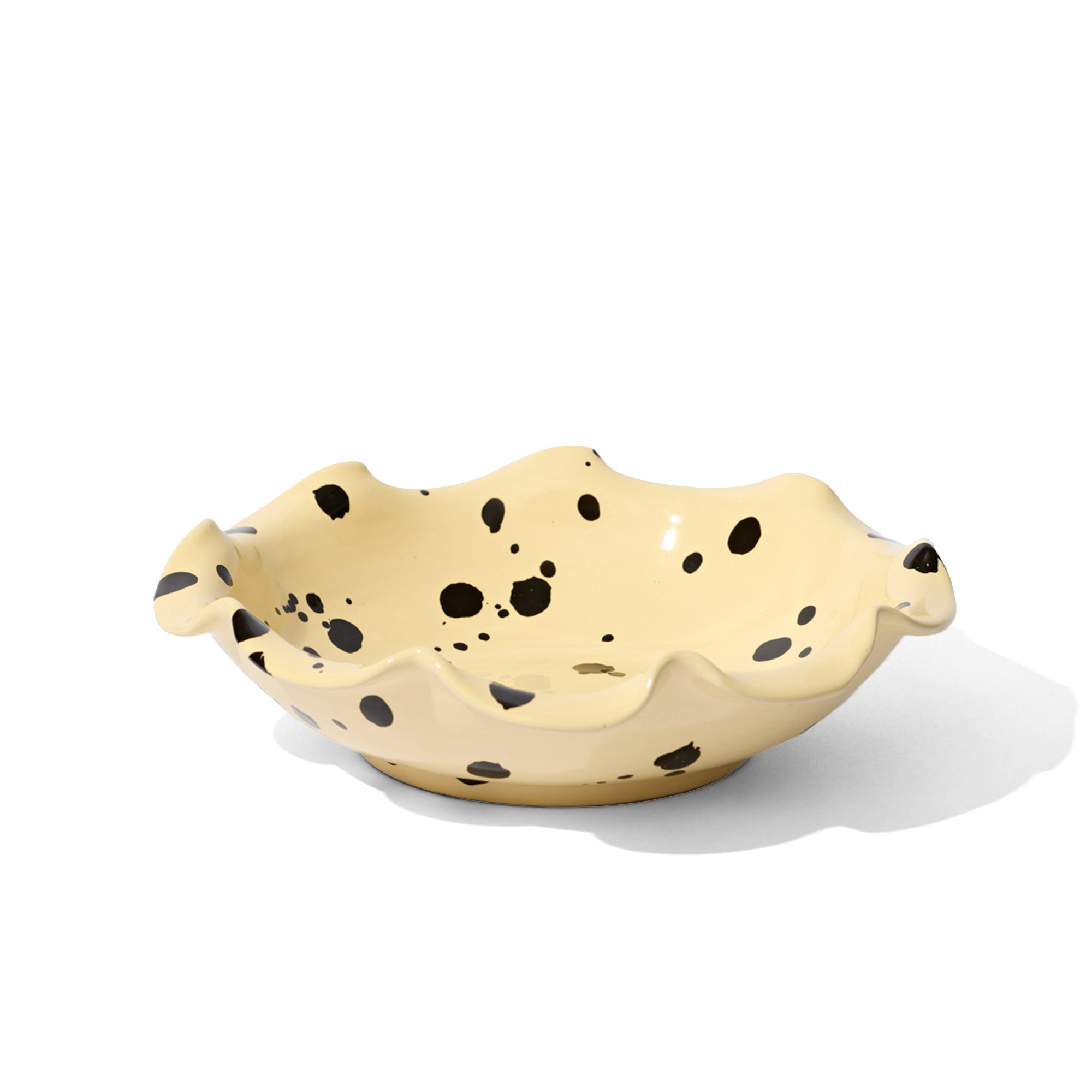 Curvy Bowl 25cm with Perfectly Imperfect Polka Dots