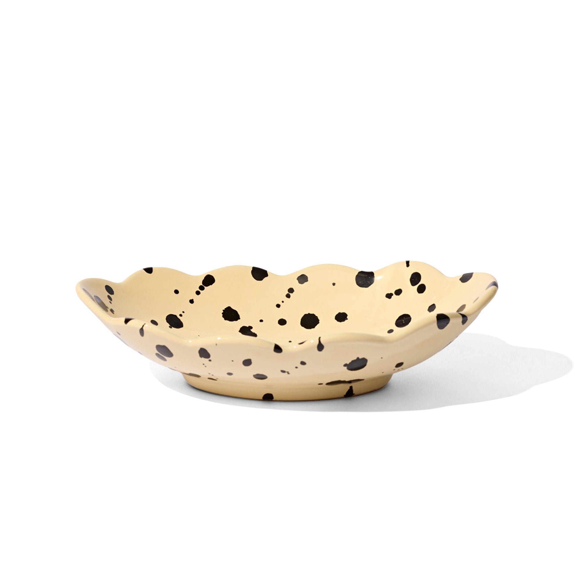 Serving Bowl 30.5 x 18.5cm with Perfectly Imperfect Polka Dots