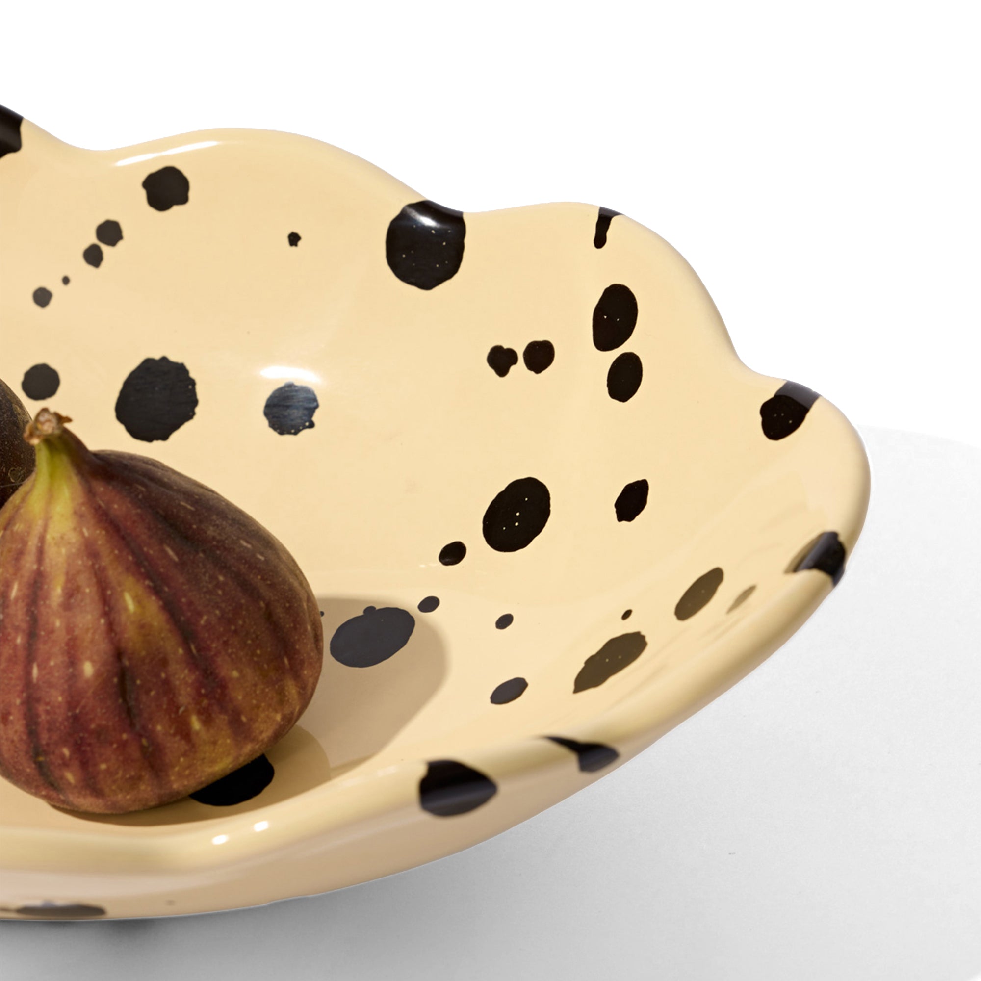 Serving Bowl 30.5 x 18.5cm with Perfectly Imperfect Polka Dots