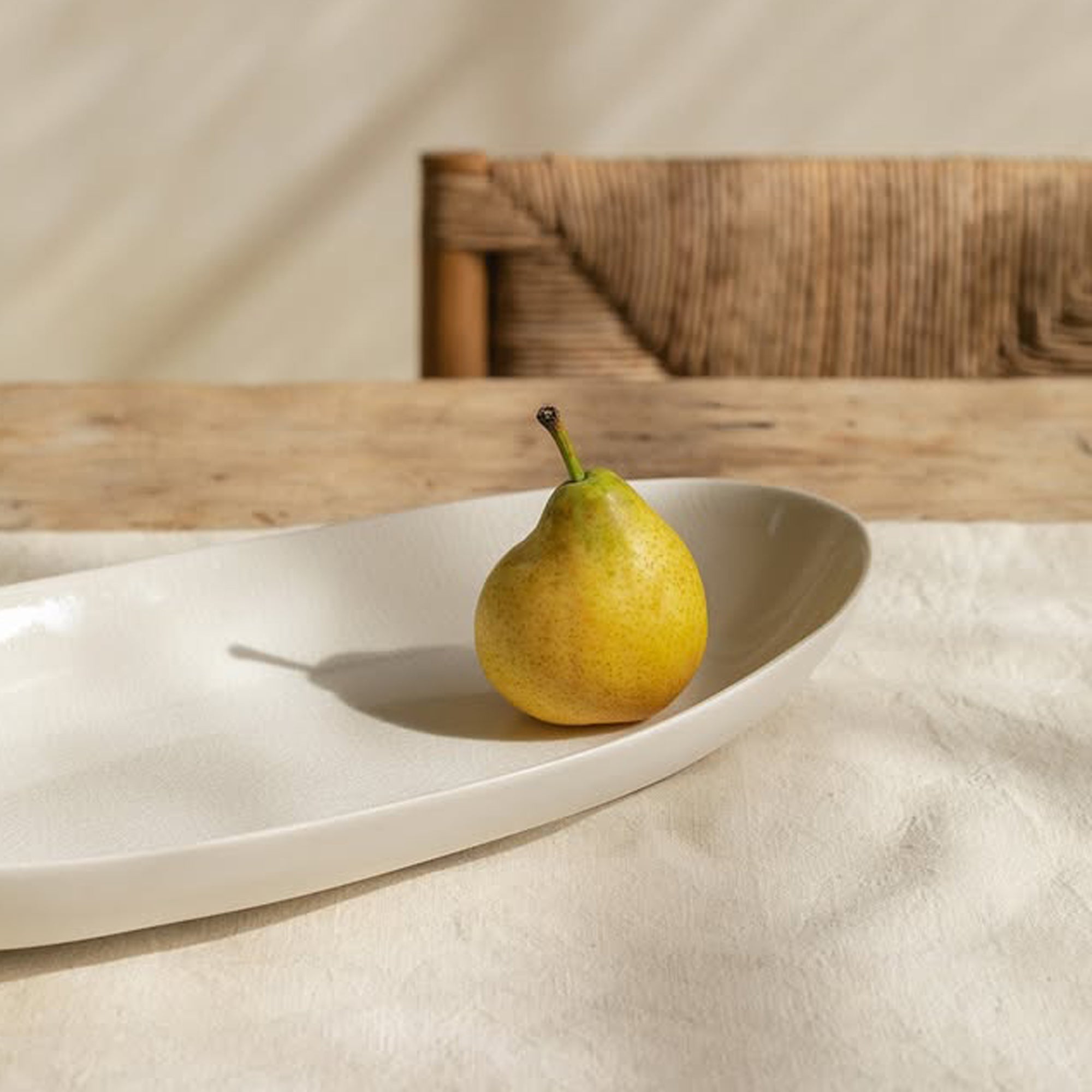 Maguelone Serving platter 38 x 18cm in Quartz