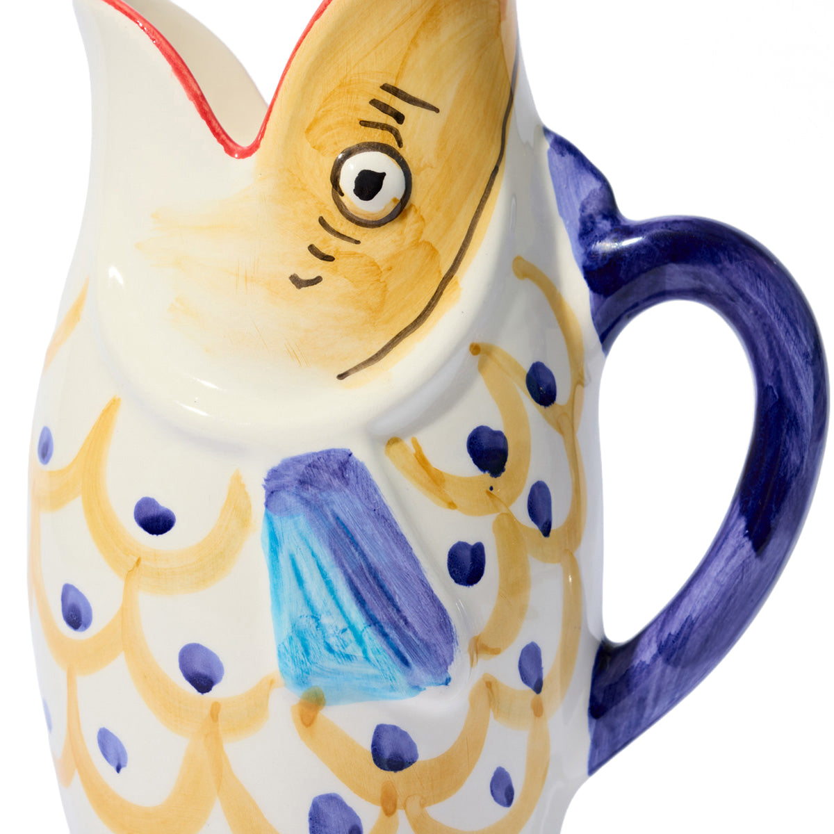 Fish Pitcher in Blue