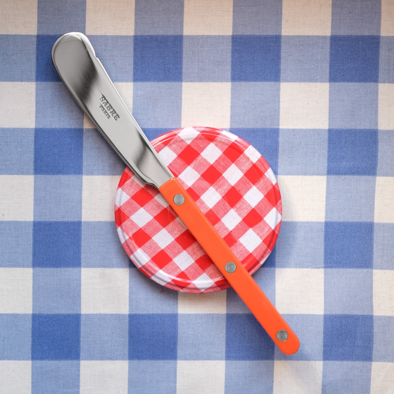 Bistrot Solid Butter Knife in Orange
