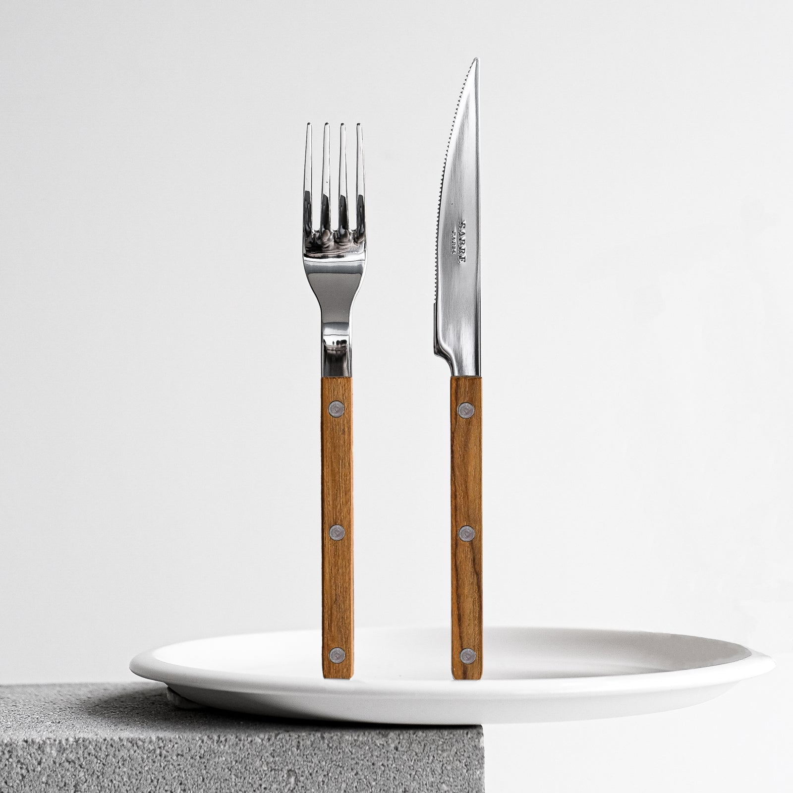 Bistrot Solid 4 Piece Cutlery Set Teak