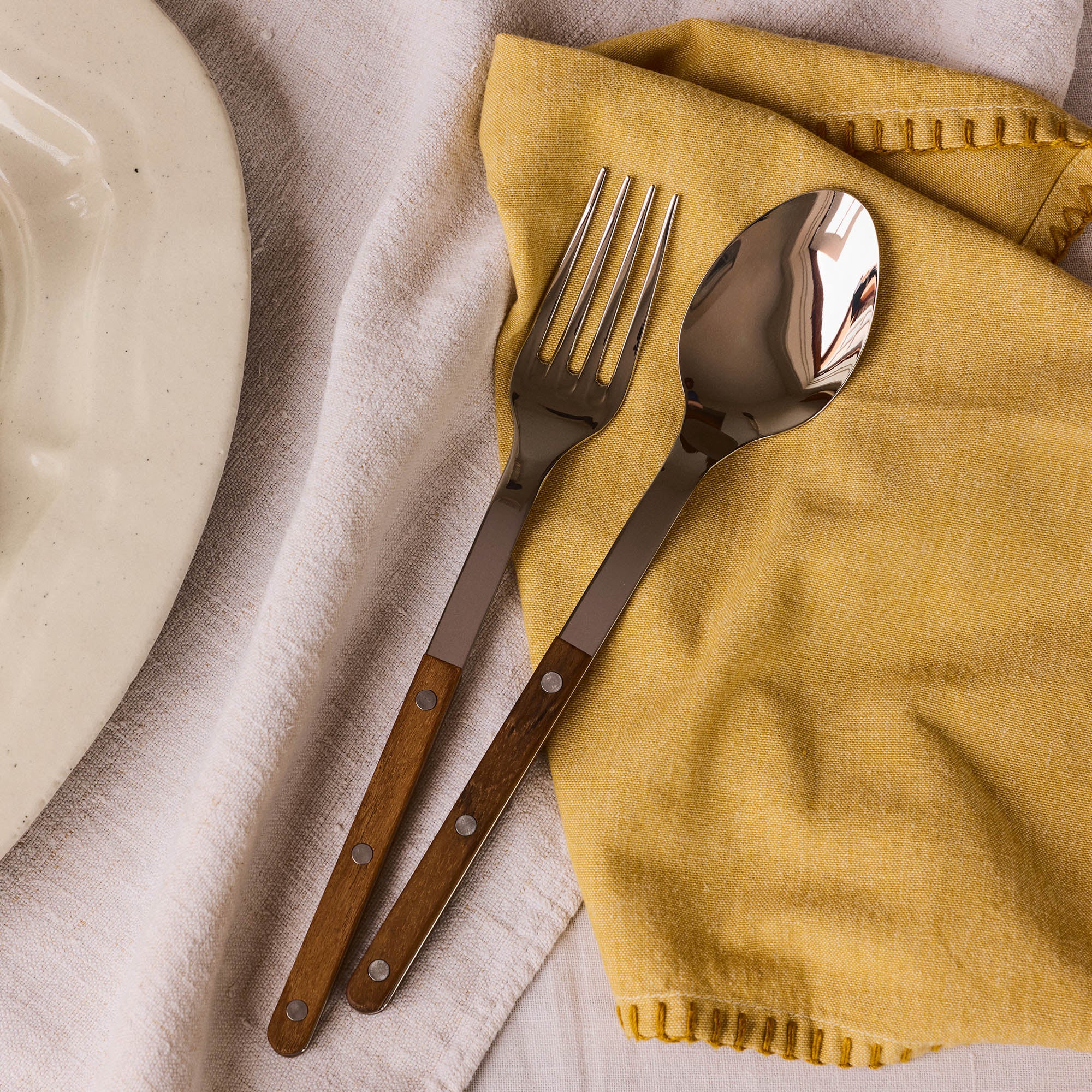 Bistrot Serving Set in Teak