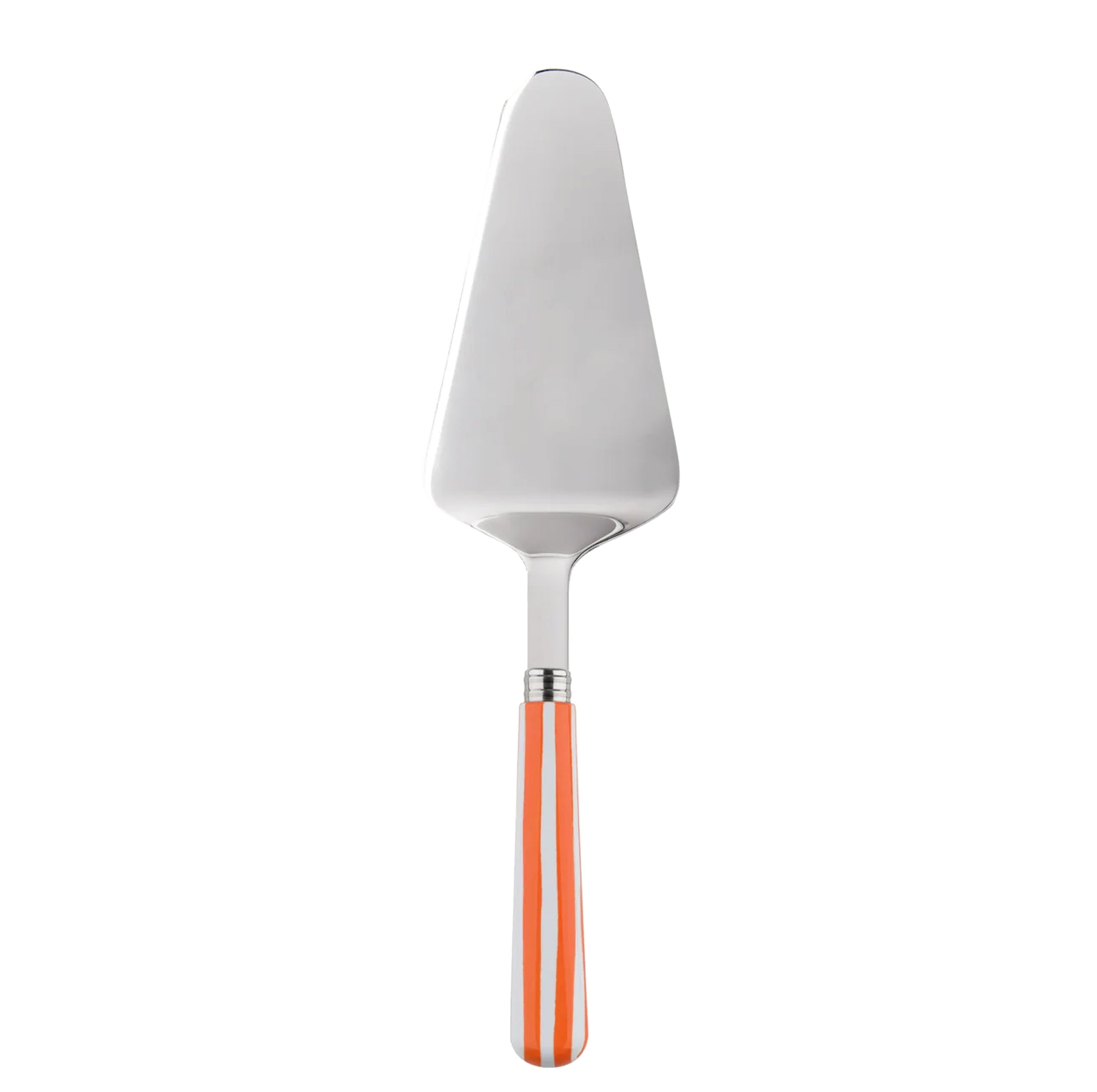 Tart Slicer with White & Orange Stripes