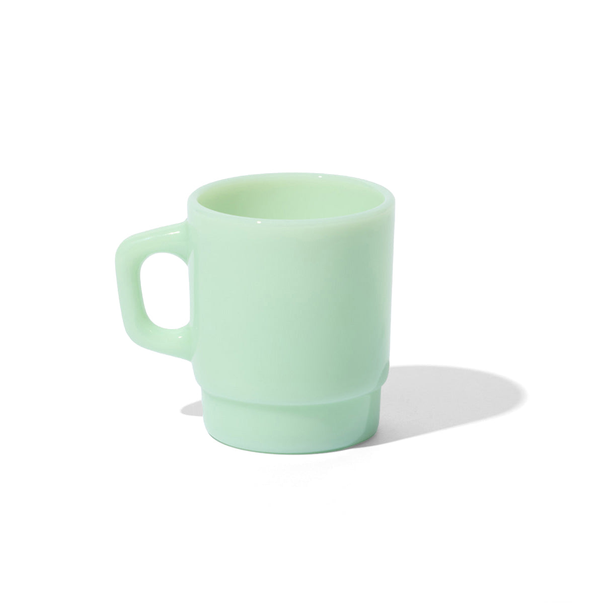 Basic Milk Glass in Mint