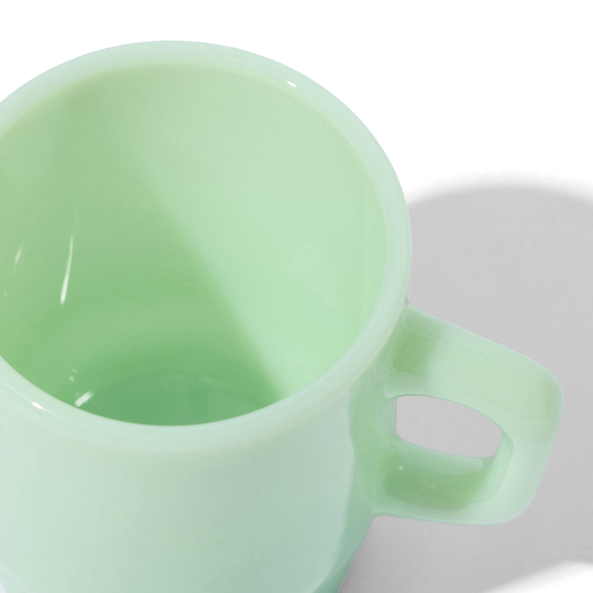 Basic Milk Glass in Mint